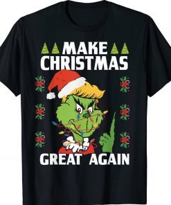 Make Christmas Great Again Donald Trump Xmas Tee Shirt