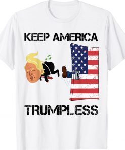 Funny KEEP AMERICA TRUMPLESS Political T-Shirt