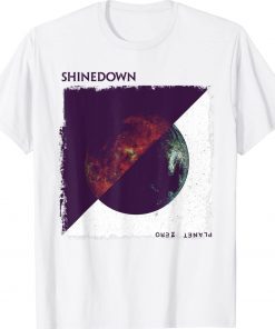 Shinedown Planet Zero White Tee Shirt