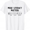 Music Literacy Matters I Like To Eat Puppies Gift TShirt