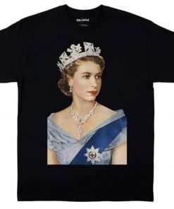 Queen Elizabeth's II British Crown Majesty Queen Elizabeth's RIP Tee Shirt