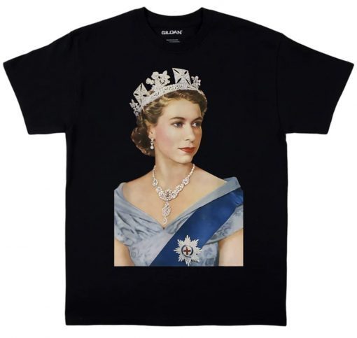 Queen Elizabeth's II British Crown Majesty Queen Elizabeth's RIP Tee ...