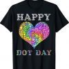 Happy Dot Day Colorful Polka Dot Heart International Dot Day Gift T-Shirt