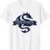 Medieval Throne Novelty Flying Dragon Vintage T-Shirt