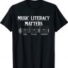 Buy Music Literacy Matters I Like To Eat Puppies T-Shirt
