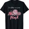In October We Wear Pink Volleyball Breast Cancer Awareness Gift T-Shirt