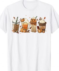 Pumpkin Spice Latte Fall Coffee Pumpkin Spice Thanksgiving Vintage T-Shirt
