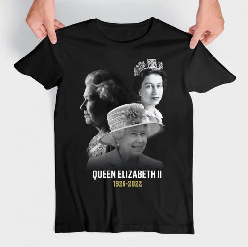 Womens RIP Queen Elizabeth II 1926 2022 T-Shirt