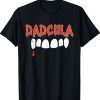 Dadcula Dad Dracula Halloween Family Matching Tee Shirt