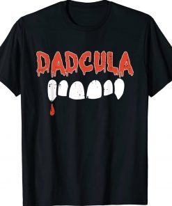 Dadcula Dad Dracula Halloween Family Matching Tee Shirt