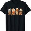 Pumpkin Spice Coffee Latte Fall Autumn Season Hello Fall Vintage T-Shirt