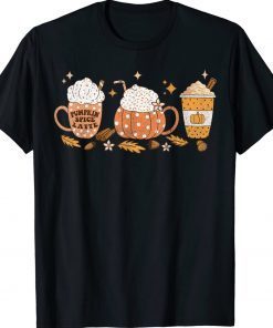 Pumpkin Spice Latte Fall Vibes Autumn Pumpkin Spice Coffee Vintage T-Shirt