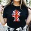 RIP Queen Elizabeth with British Flag Royal Family Tee Shirt
