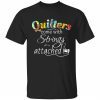 Quilter come with string attached tee shirt