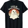 THIS IS BOO SHEET Ghost Retro Halloween Costume Tee Shirt