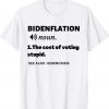 Bidenflation Definition Anti Biden Tee Shirt