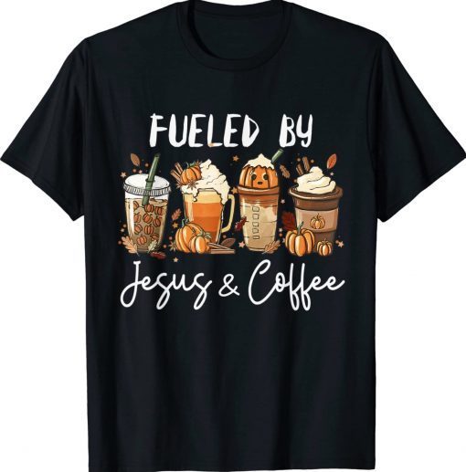 Fueled By Coffee & Jesus Pumpkin Spice Latte Vintage TShirt