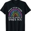 Rainbow Dot Day Make Your Mark See Where It Takes You Dot Tee Shirt