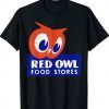 Owl Groceries Defunct Grocery Store Vintage T-Shirt