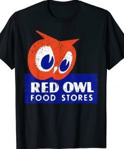 Owl Groceries Defunct Grocery Store Vintage T-Shirt
