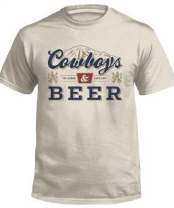 Cowboys And Beer Tee Shirt