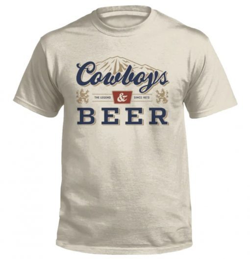 Cowboys And Beer Tee Shirt