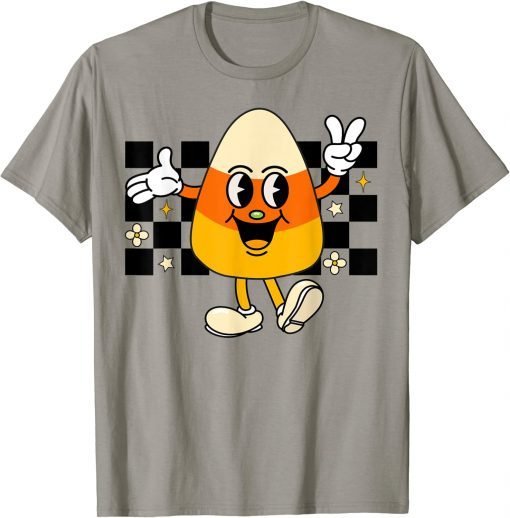 Cute Retro Halloween Candy Corn Pumpkin Costume Kids Toddler Tee Shirt