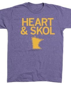 Minnesota Heart and Soul Skol Vintage TShirt