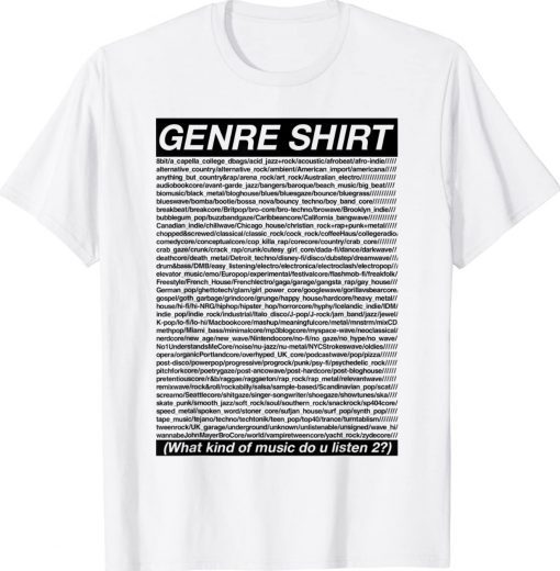 The Genre Tee Shirt