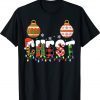 Funny Chest Nuts Couples Christmas Chestnuts Adult Matching Tee Shirt