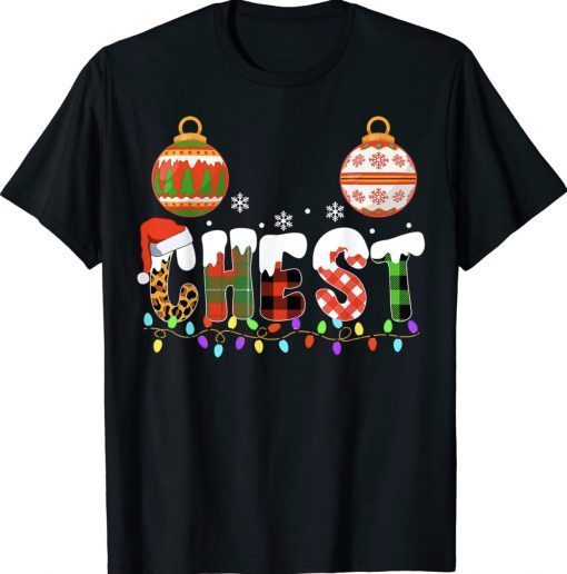 Funny Chest Nuts Couples Christmas Chestnuts Adult Matching Tee Shirt