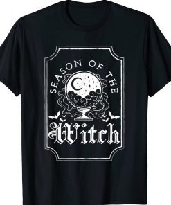 Fall Season of the Witch Edgy Halloween 2023 TShirt