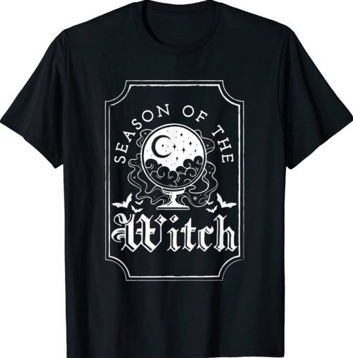 Fall Season of the Witch Edgy Halloween 2023 TShirt