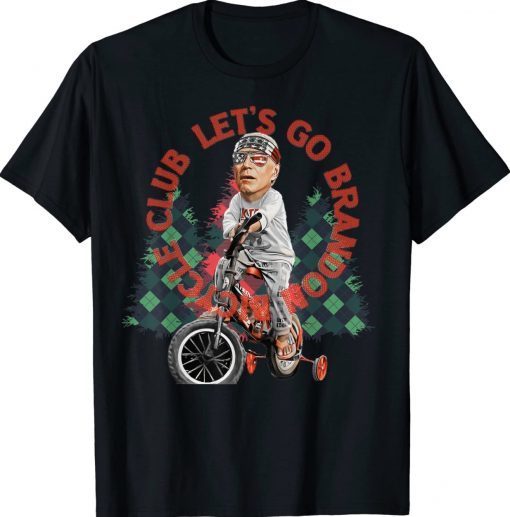 Biden Bicycle Crash Bike Wreck RIDIN With Biden Christmas 2023 Shirts