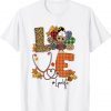 Love Turkey Stethoscope Lpn Nurse Life Thanksgiving Fall Tee Shirt