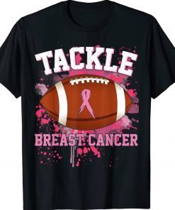 Official Tackle Football Pink Ribbon Breast Cancer Awareness Shirts