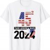 Ultra 45 2 Usa Trump 2024 Flag Take Usa Back Again Tee Shirt