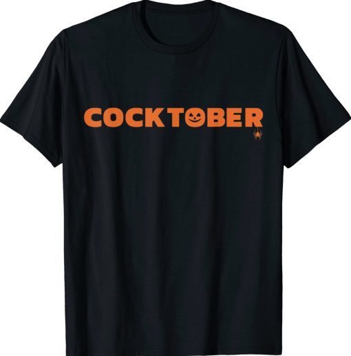 Funny Happy Cocktober Halloween Costume Halloween Tee Shirt