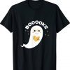 Halloween Booooks Funny Ghost Books Booooks Ghost Tee Shirt
