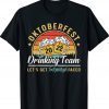 Oktoberfest 2022 Drinking Team Let's Get Schnitzel Face Vintage Shirts