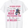 Hi Biden Voters I Mau Look Calm But my Head I've Punched You Tee Shirt