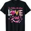 LOVE In October We Wear Pink Teacher Breast Cancer Awareness Tee Shirt
