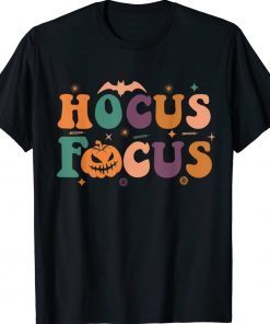 Funny Hocus Focus Teacher Halloween Hocus Pocus Teacher Tee Shirt