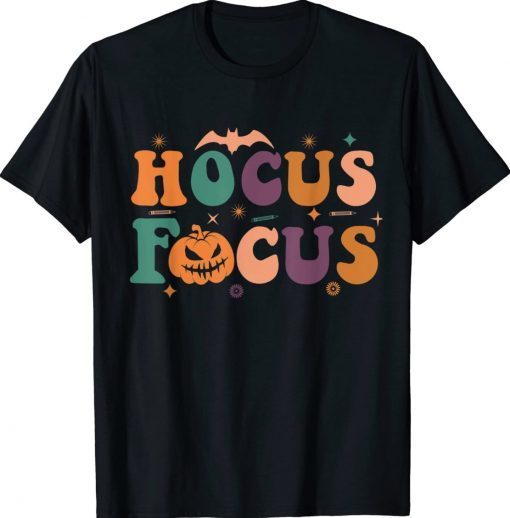 Funny Hocus Focus Teacher Halloween Hocus Pocus Teacher Tee Shirt