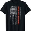 Patriotic American Flag Thank You Veterans Vintage TShirt