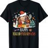 Biden Confused Happy Hallothanksmas Merry Halloween T-Shirt