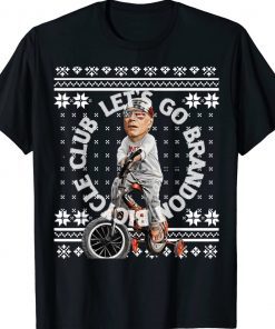 Biden Bicycle Crash Bike Wreck RIDIN With Biden Christmas Funny TShirt