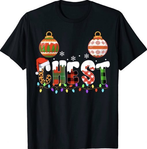 Funny Chest Nuts Couples Christmas Chestnuts Adult Matching Tee Shirt