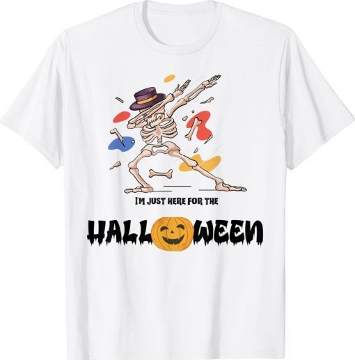 Halloween Dabbing Skeleton Scary Skeleton Costume Unisex TShirt