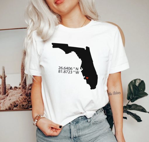 Fort Myers Florida Support Florida Love Tee Shirt